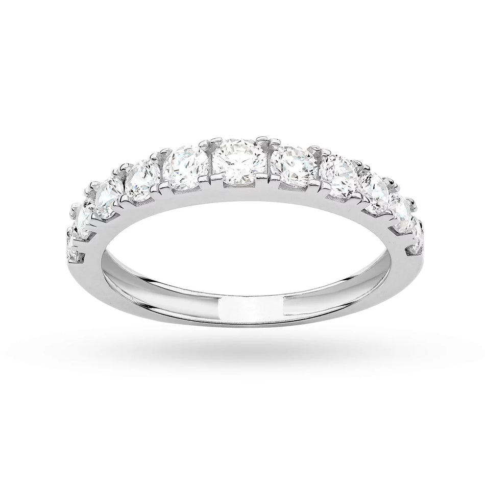 Silver Ring with Zirconia