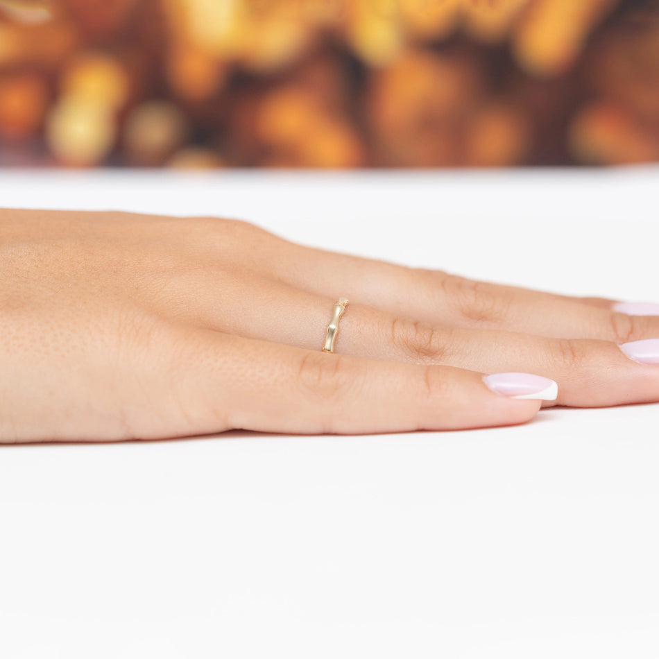 Subtle Gold Ring Polygon