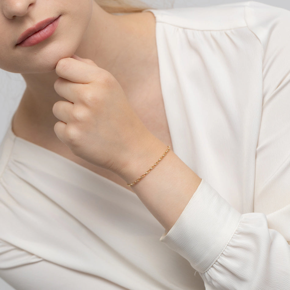 Zlatý náramek B-GW-455-585