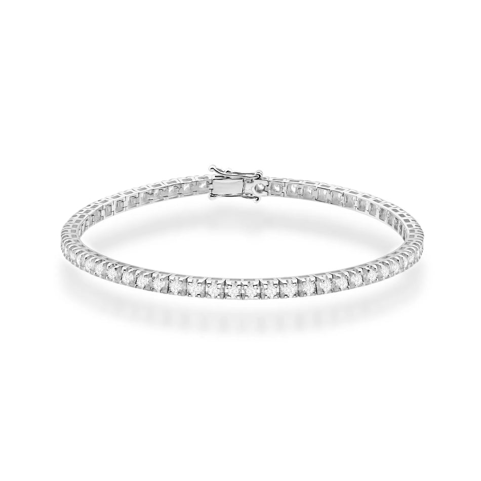 Gold Tennis Bracelet Set with 1.98ct Lab-grown Diamonds