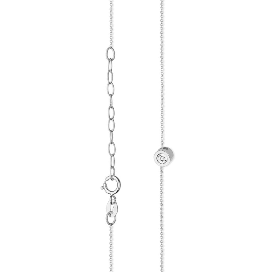 Zlatý náhrdelník Celebrity s kulatým diamantem