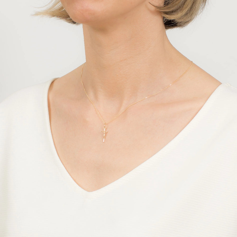 Gold Cross Pendant