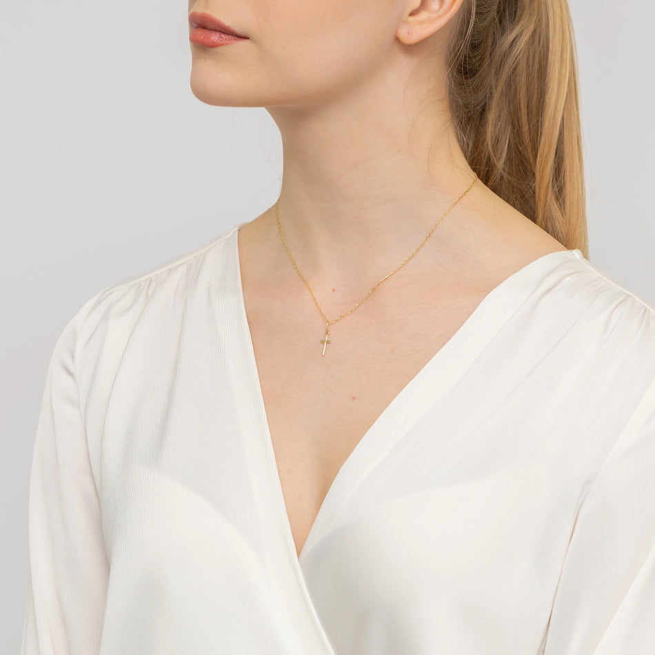Gold Cross Pendant