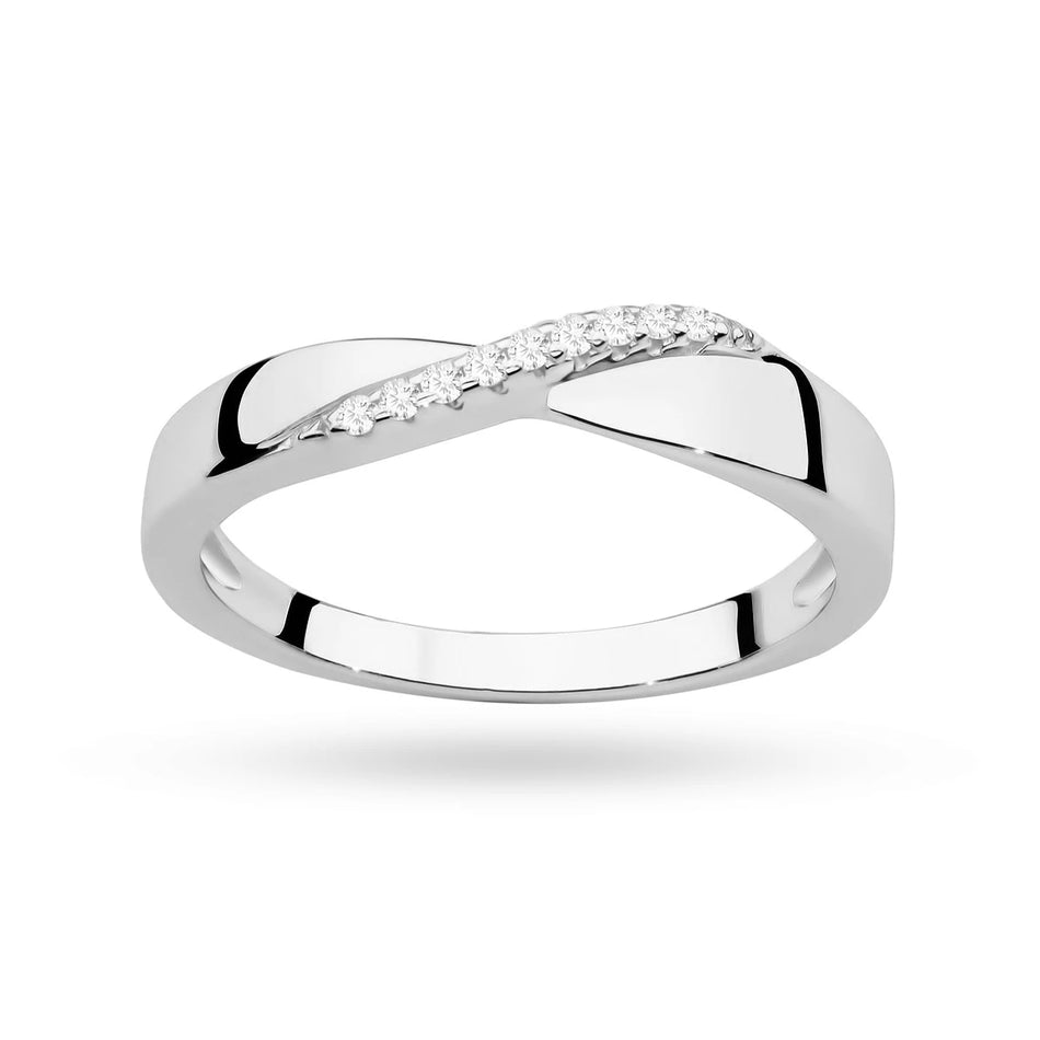 Silver Ring with Zirconia