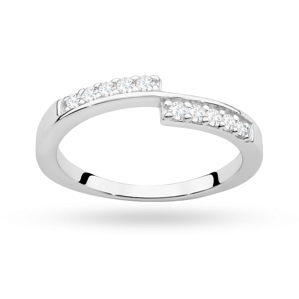 Silver Ring with Zirconia