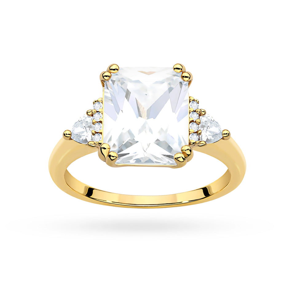 Silver Ring with Zirconia