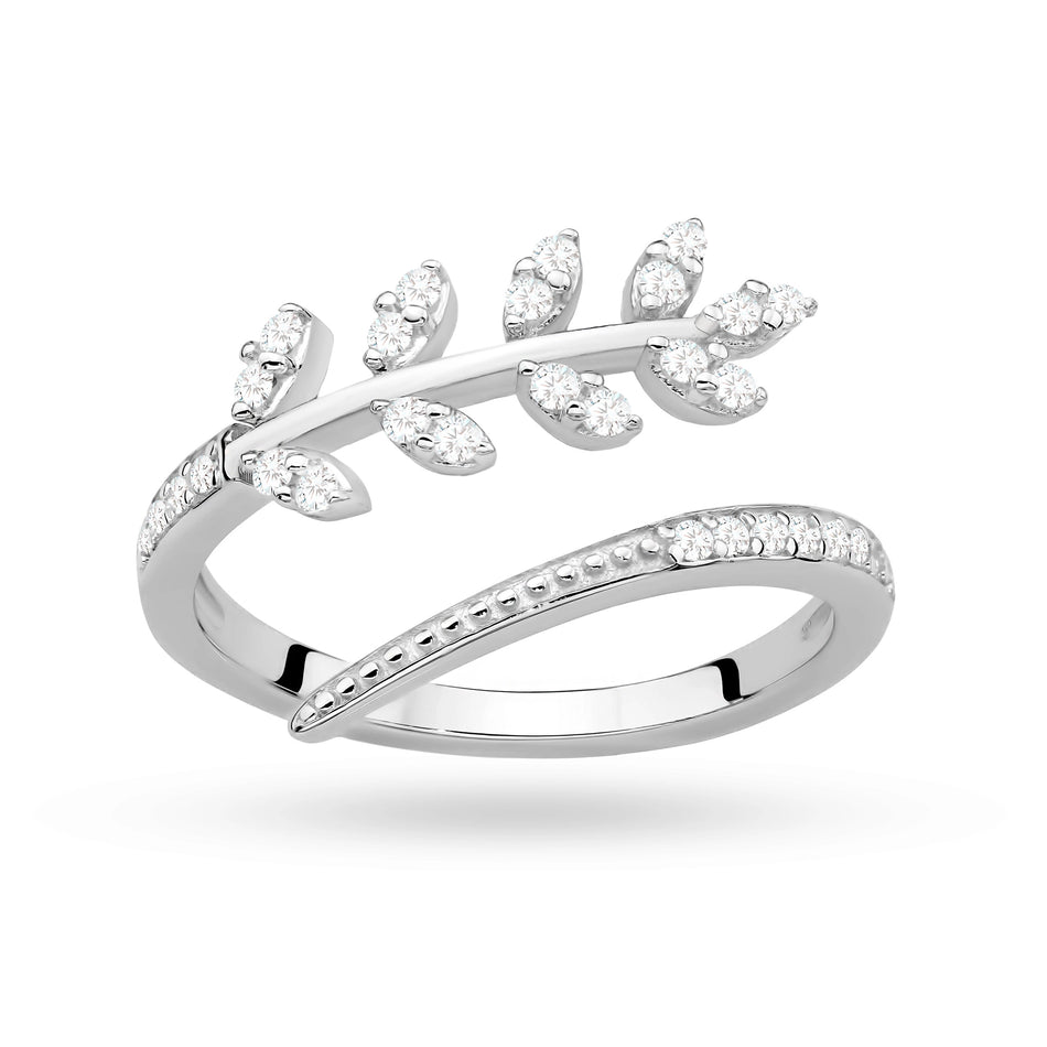 Silver Ring with Zirconia