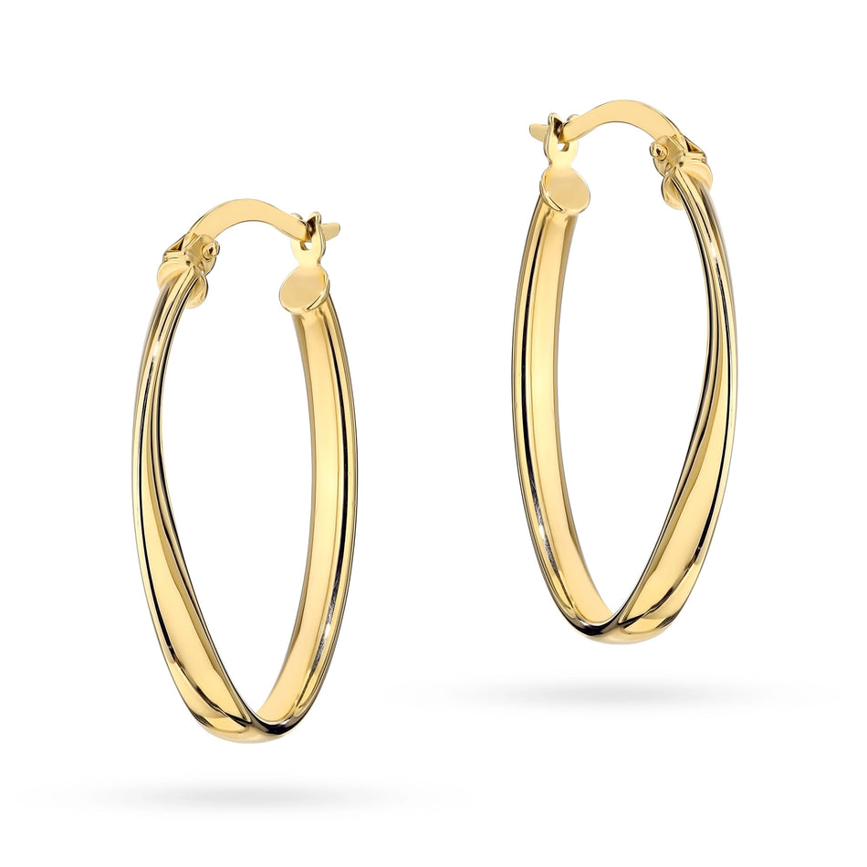 Gold Creole Earrings