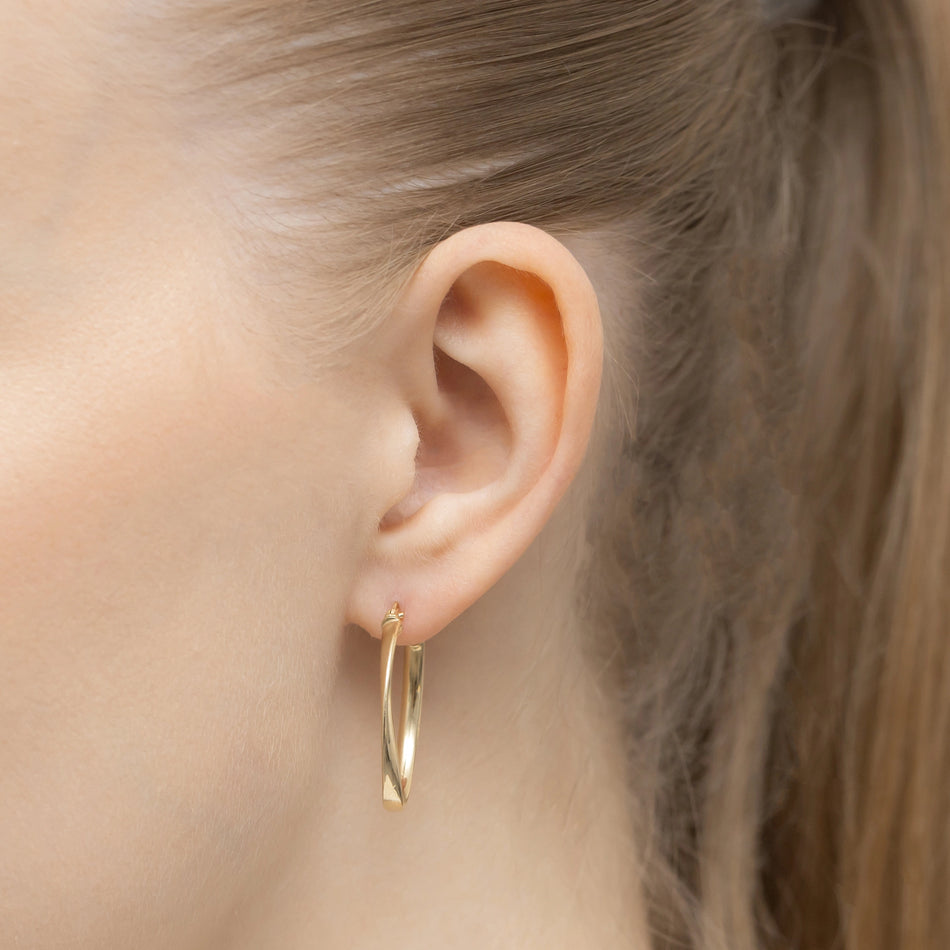 Gold Creole Earrings