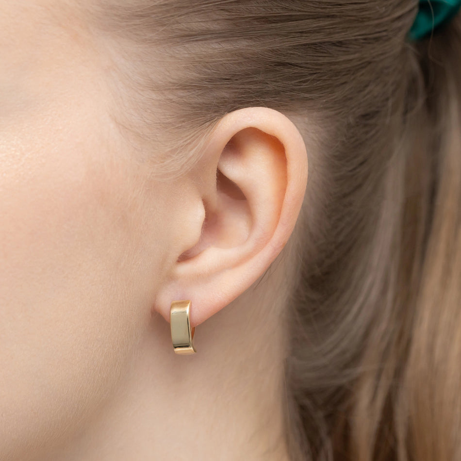 Zlaté náušnice s Anglickým zapínáním