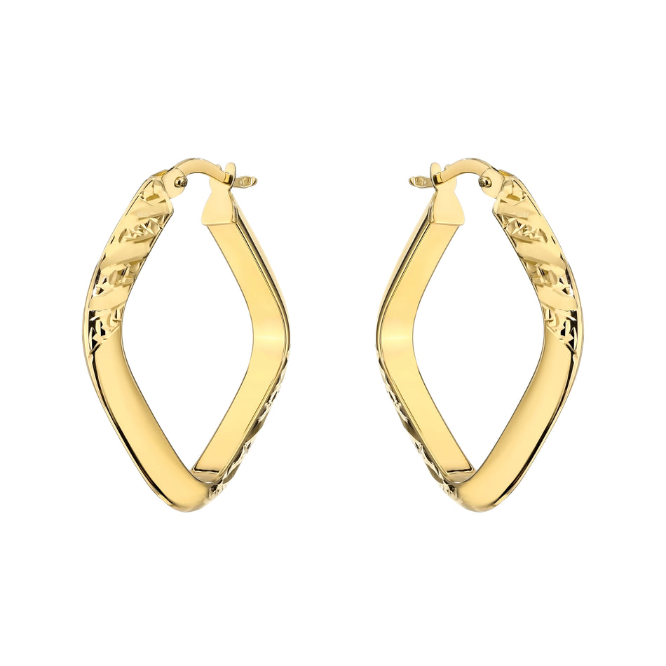Gold Creole Earrings