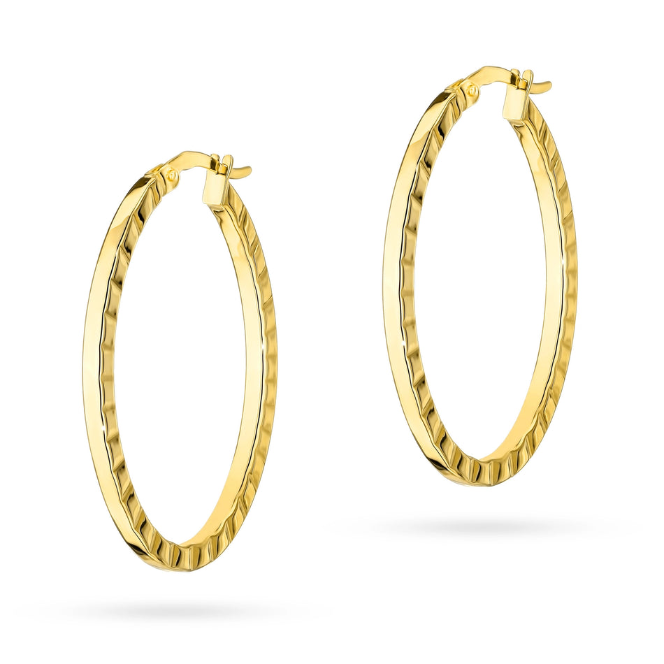 Gold Creole Earrings