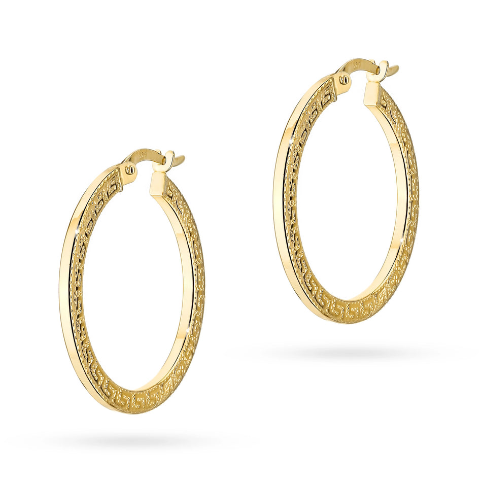 Gold Creole Earrings