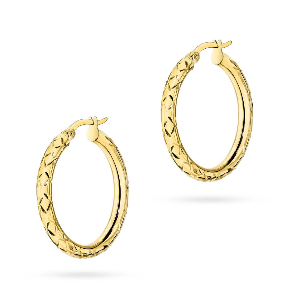 Gold Creole Earrings