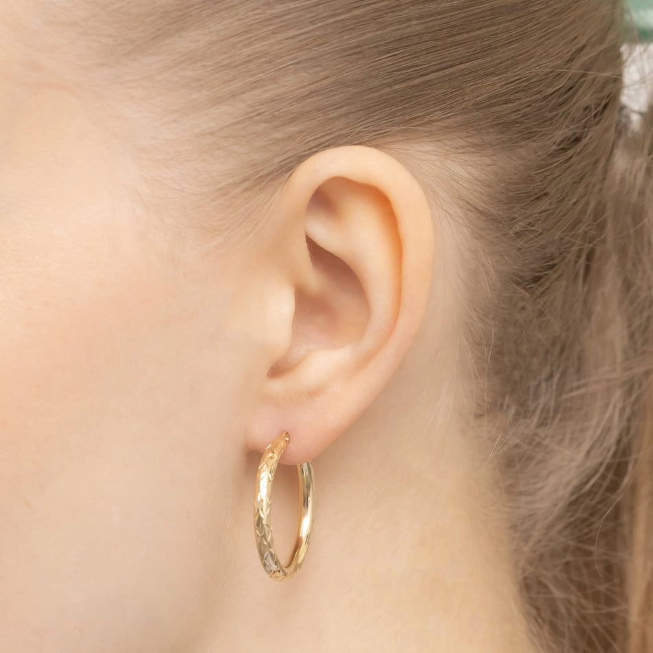 Gold Creole Earrings