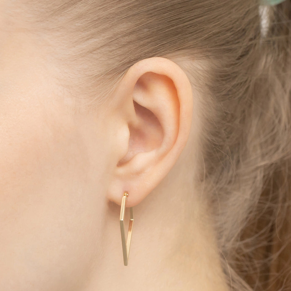 Gold Creole Earrings