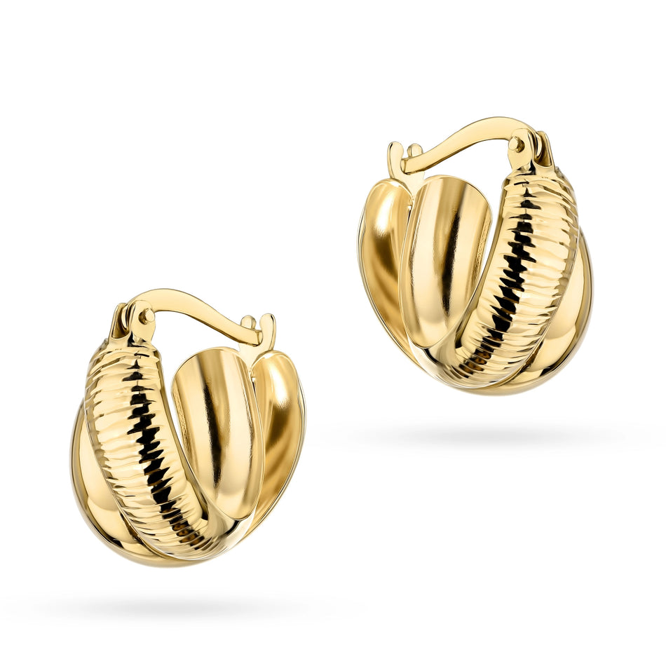 Gold Creole Earrings