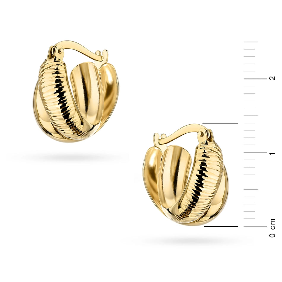 Gold Creole Earrings