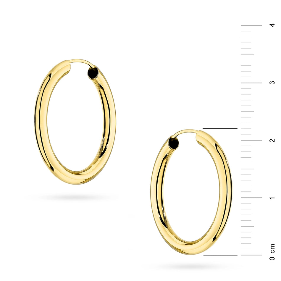 Gold Creole Earrings