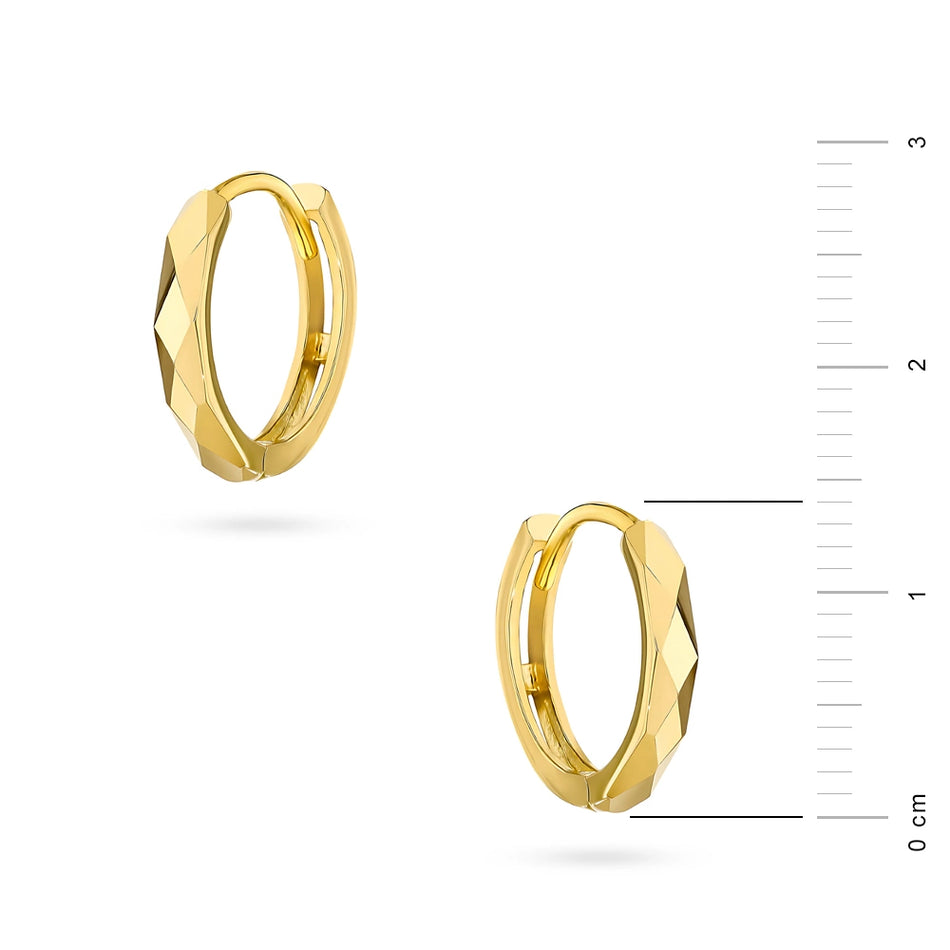 Gold Creole Earrings