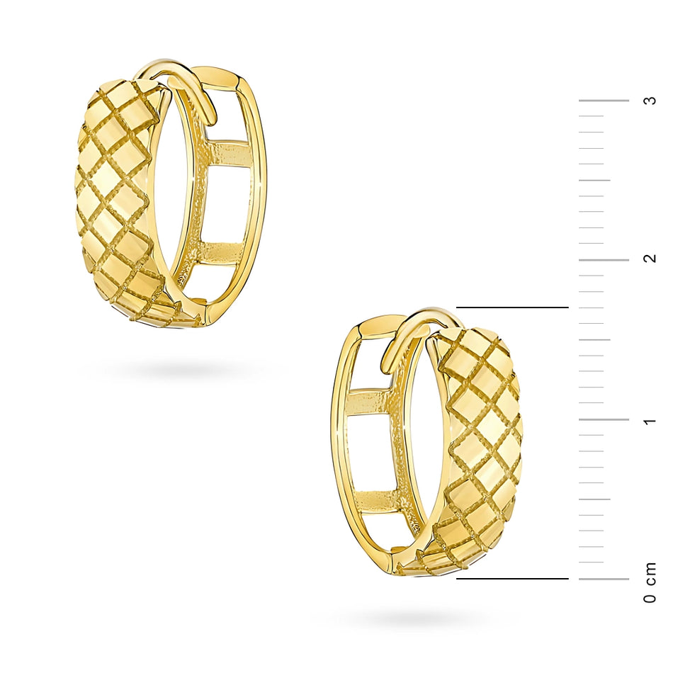 Gold Creole Earrings