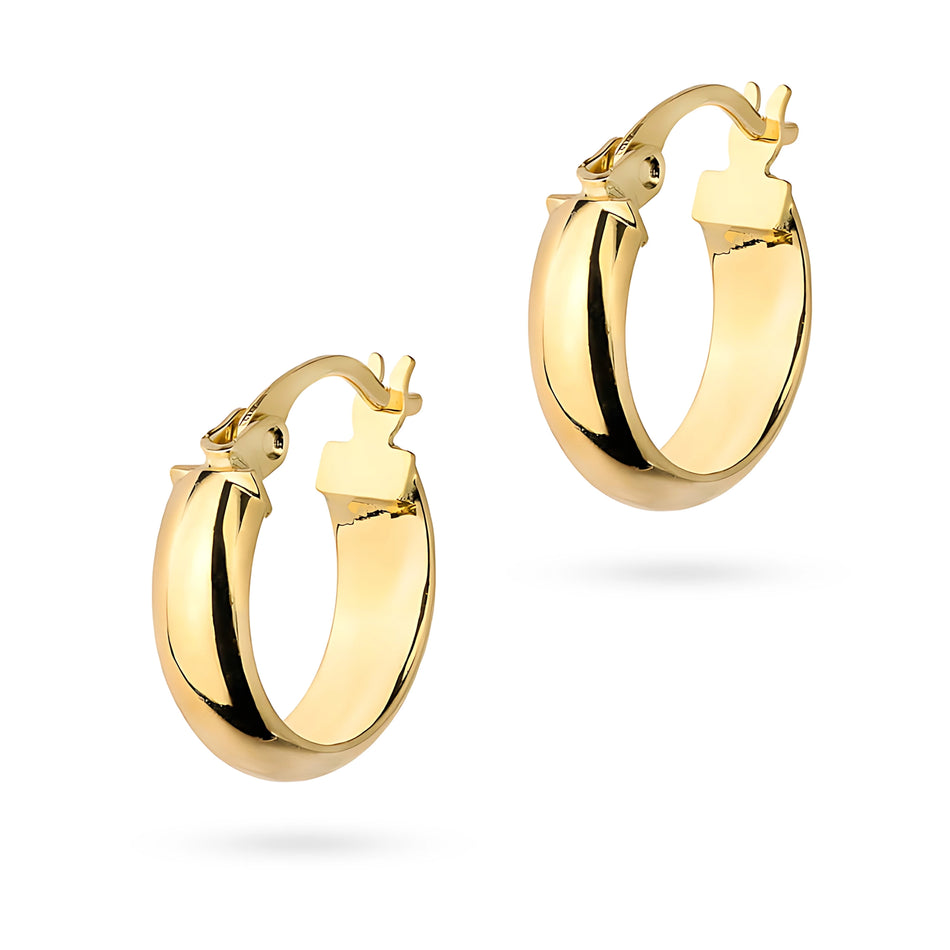 Zlaté náušnice s Anglickým zapínáním