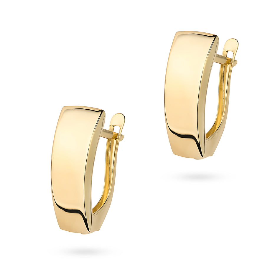 Zlaté náušnice s Anglickým zapínáním