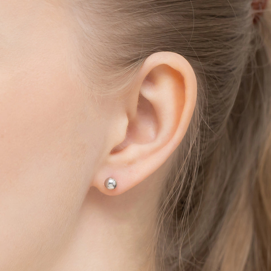 Silver Stud Earrings