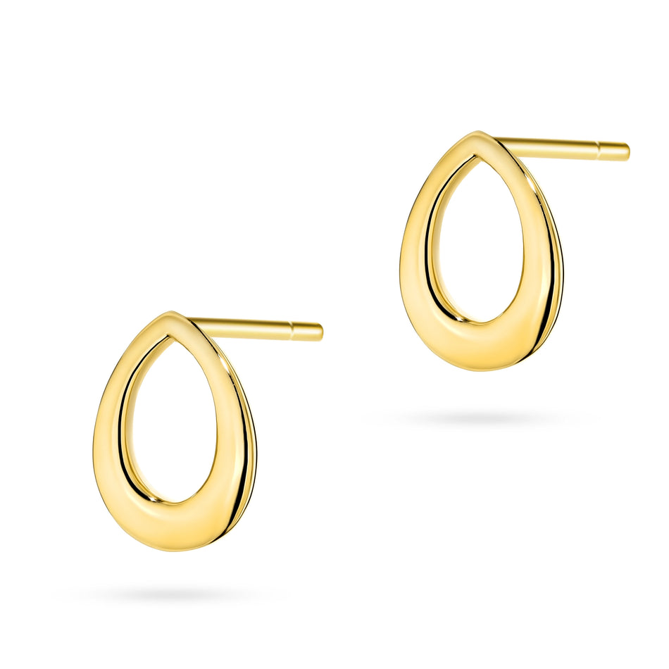 Gold Stud Earrings Drops