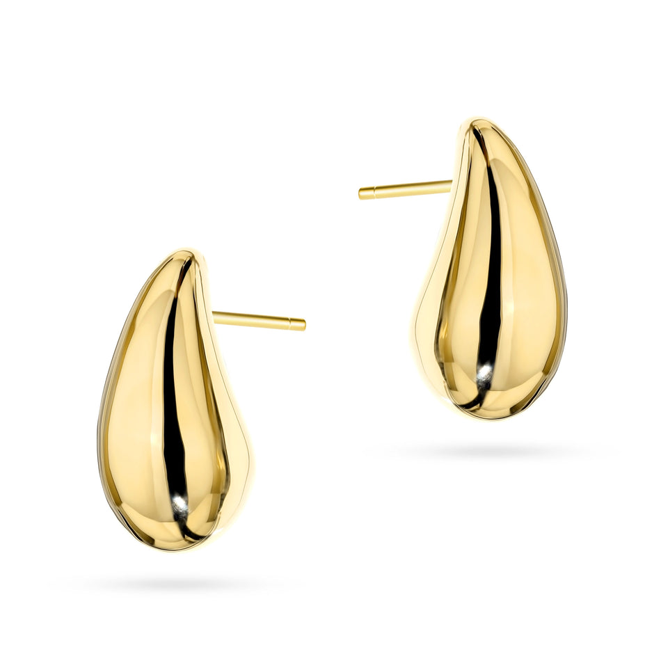 Gold Stud Earrings Drops