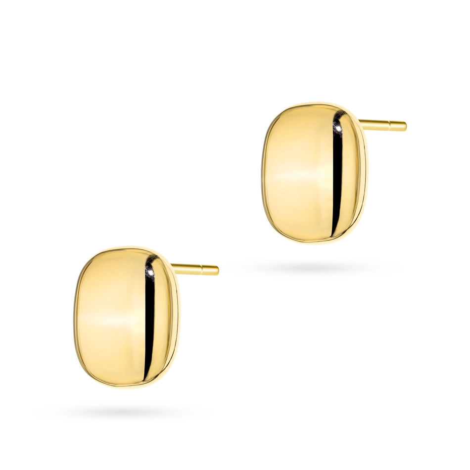 Gold-plated Silver Stud Earrings