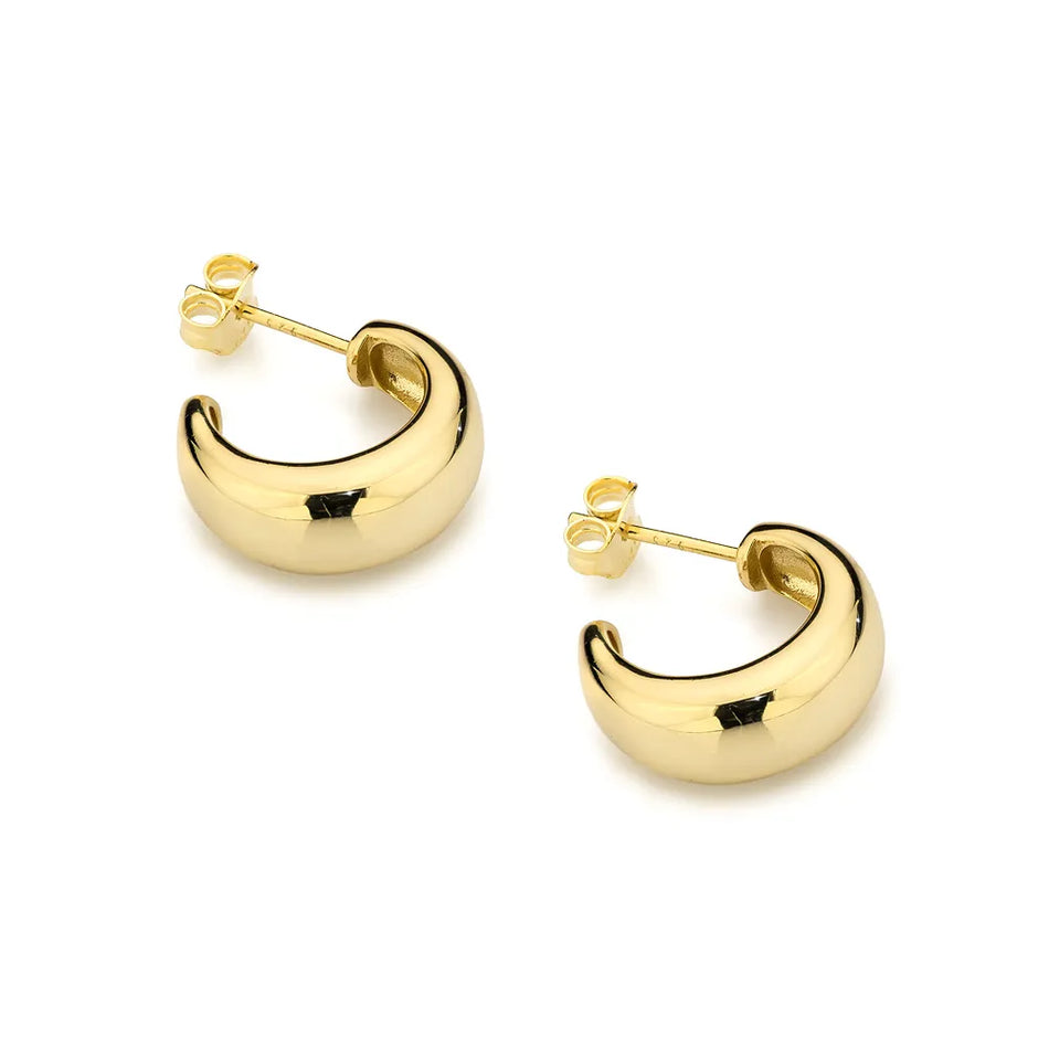 Gold-plated Silver Stud Earrings