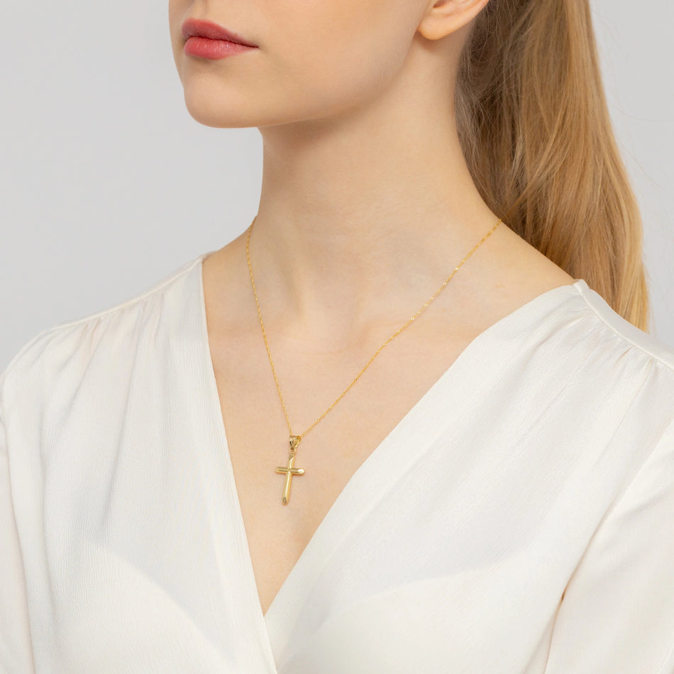 Gold Cross Pendant