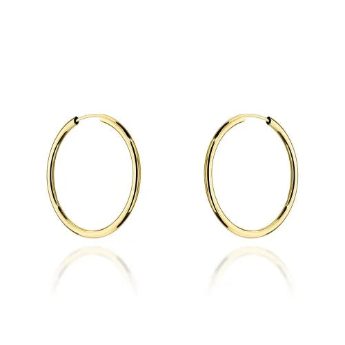 Classic Gold Hoop Earrings Creole
