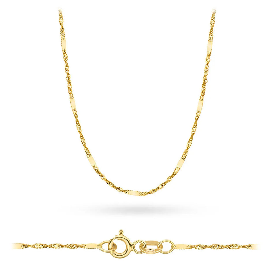 Gold Singapore Chain 1.0mm