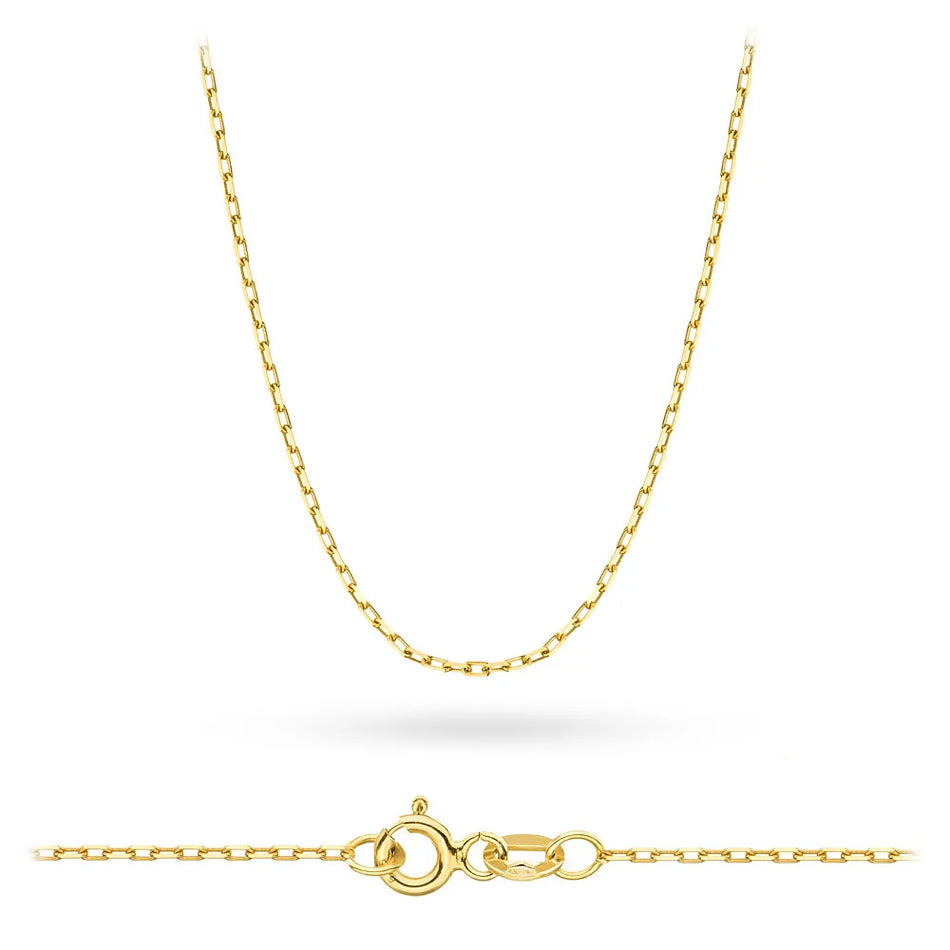 Gold Anchor Chain 1.3mm