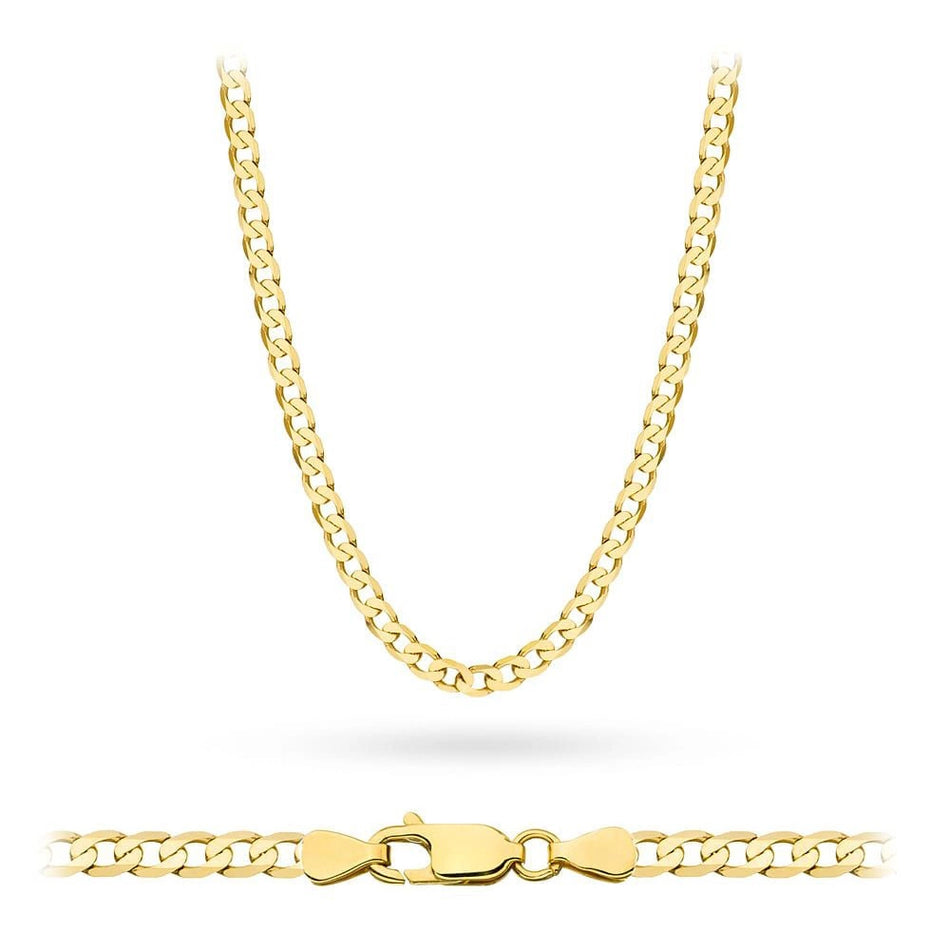 Gold Curb Chain 4.6mm