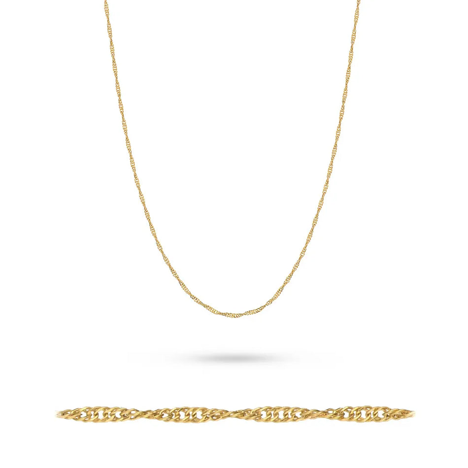 Gold Singapore Chain 1.0mm