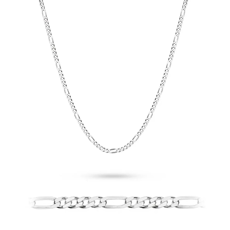 Pánský stříbrný Figaro řetízek 3.4mm
