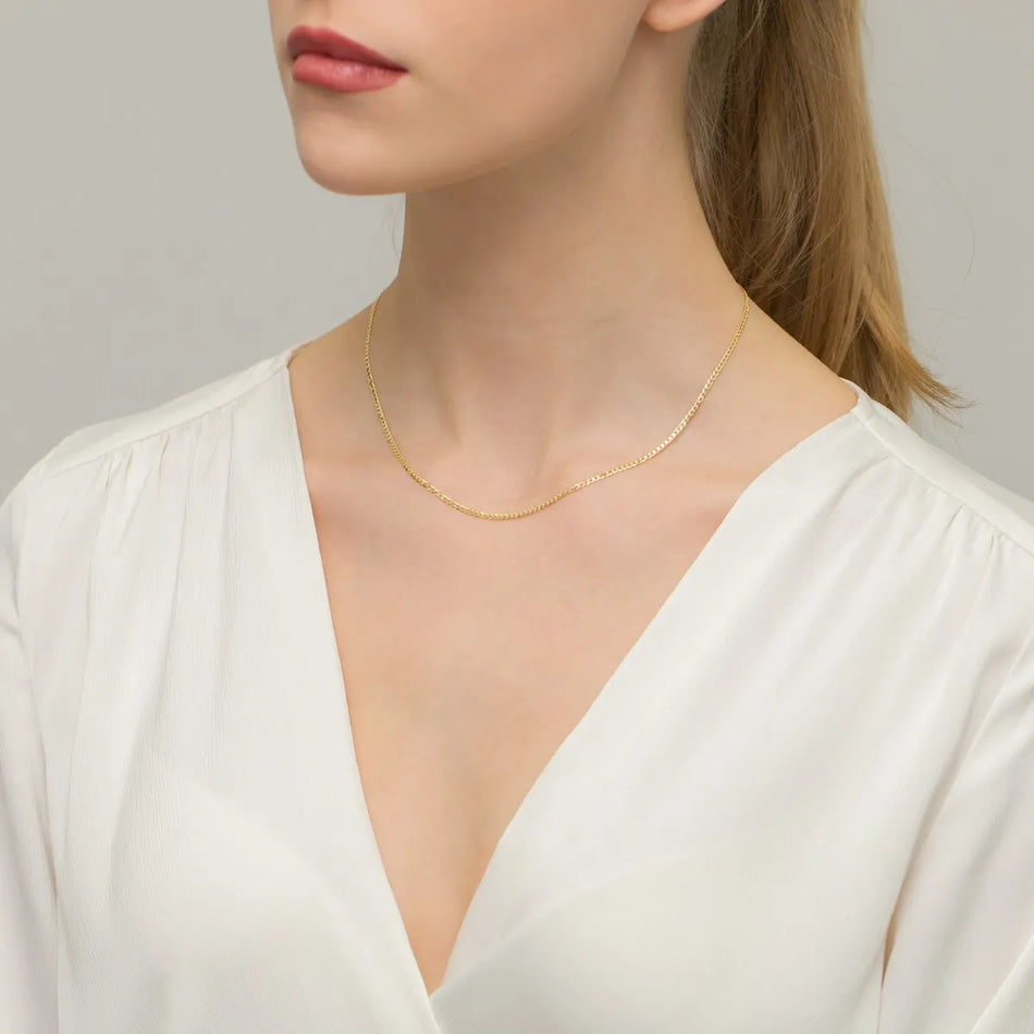 Zlatý pancrový řetízek 1.9mm