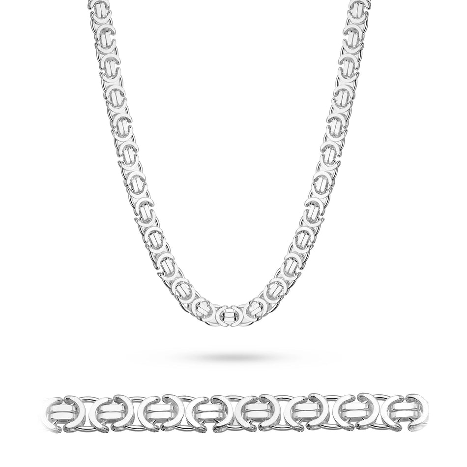 Pánský stříbrný královský řetízek 6.8mm