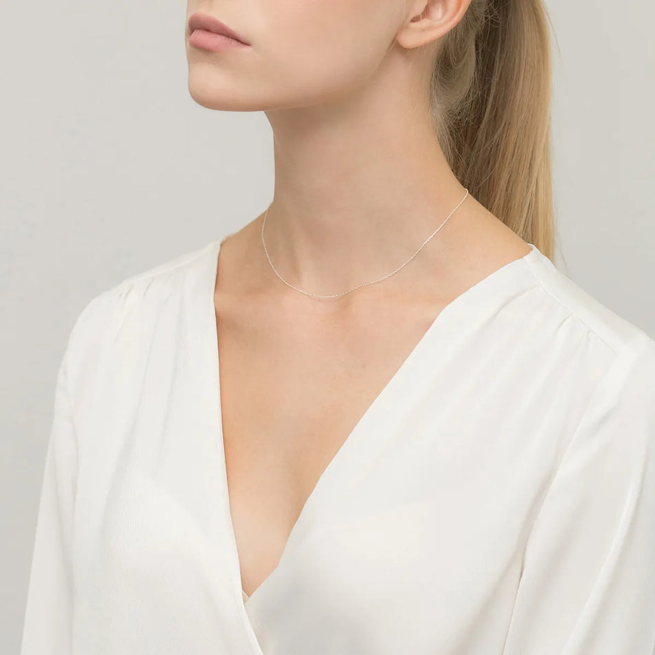 Silver Anchor Chain 1.0mm