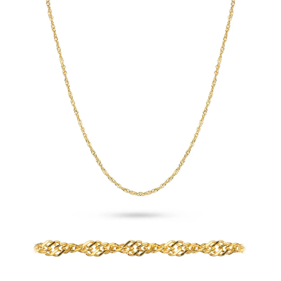 Gold Singapore Chain 1.5mm
