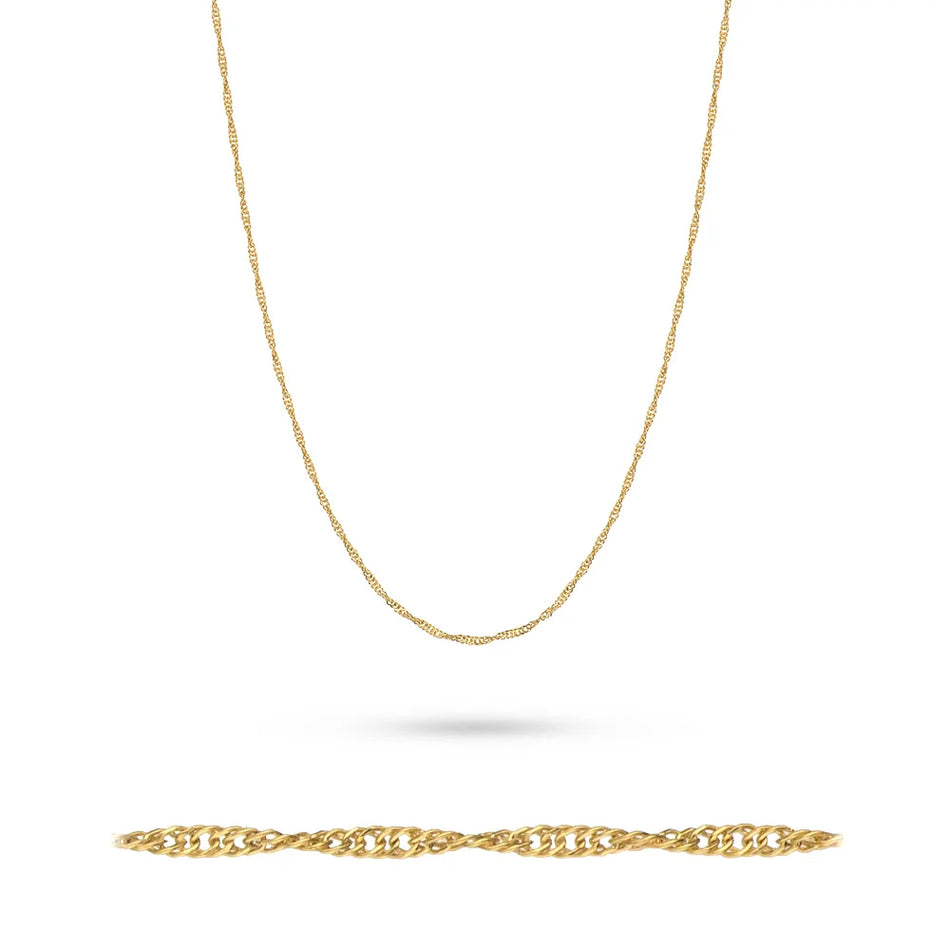 Gold Singapore Chain 1.0mm
