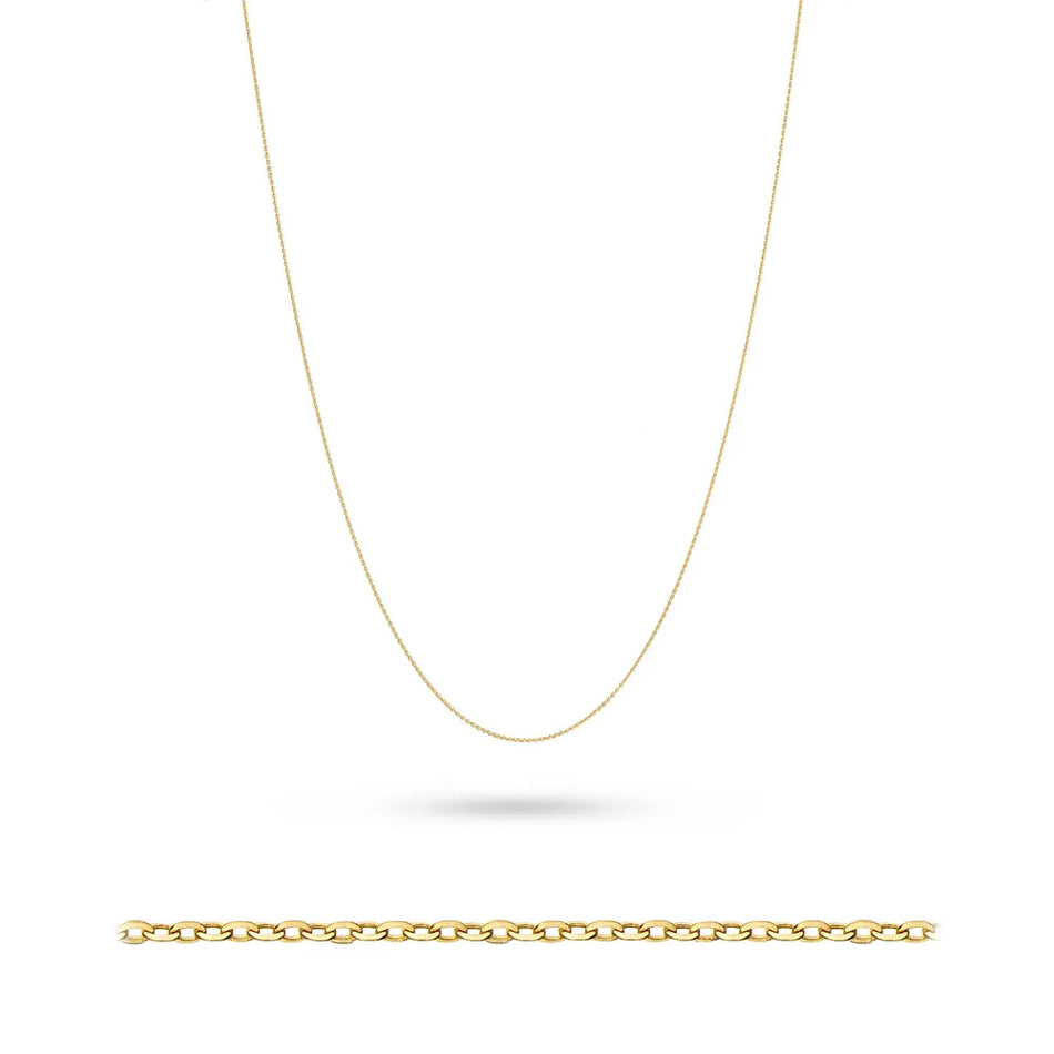 Zlatý Rolo řetízek 0,7 mm