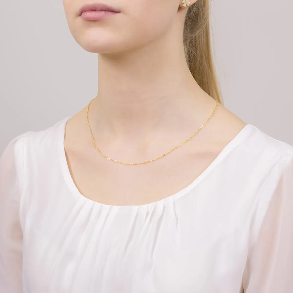 Zlatý Rolo řetízek 0,7 mm