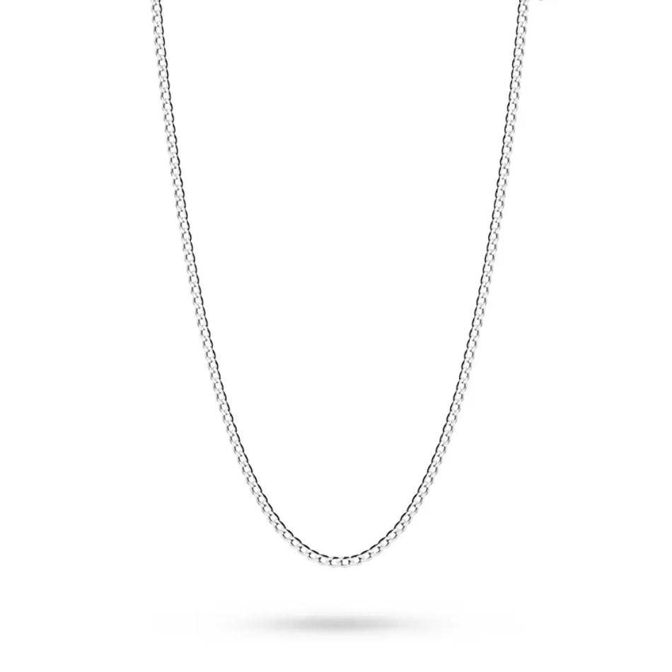 Men's Silver Curb Chain 2.2mm