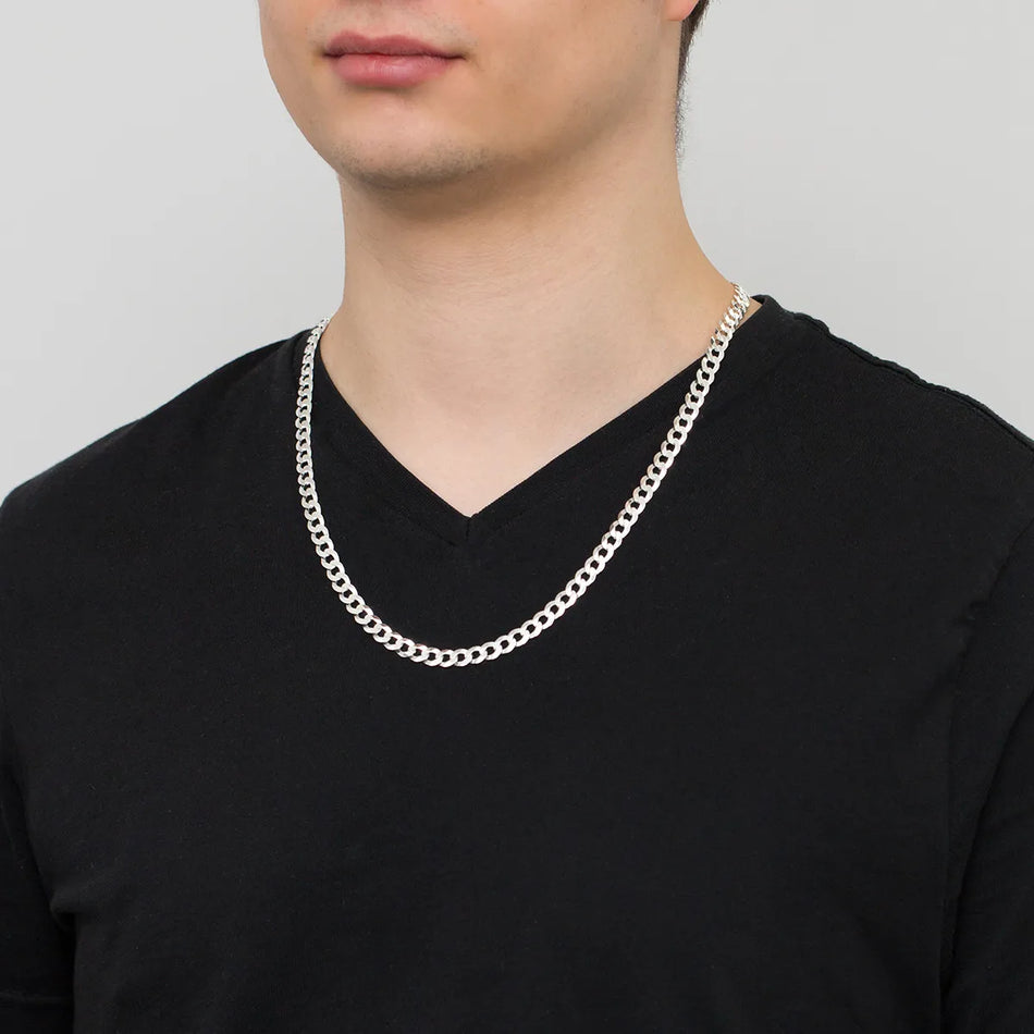 Pánský stříbrný pancrový řetízek 6.7mm