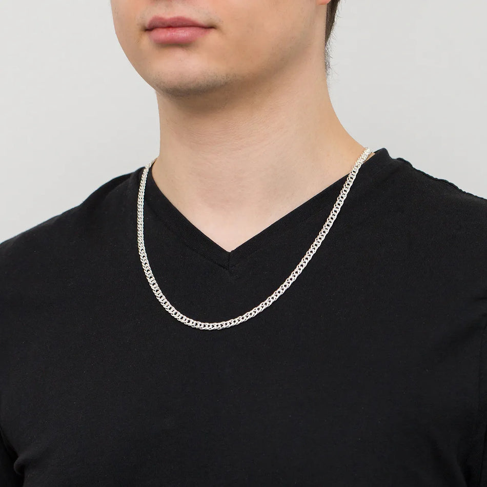 Pánský stříbrný pancrový řetízek 5.1mm