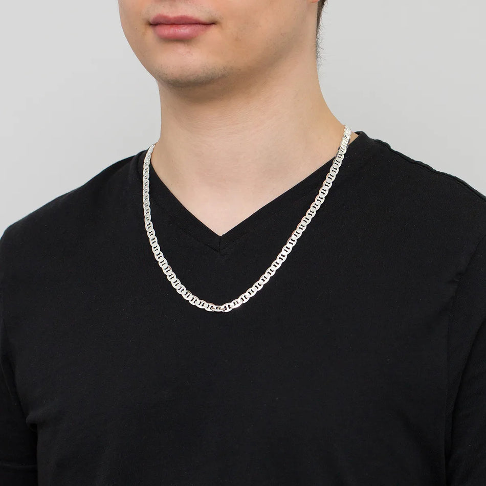 Pánský stříbrný Řetízek Marina Gucci 6.5mm